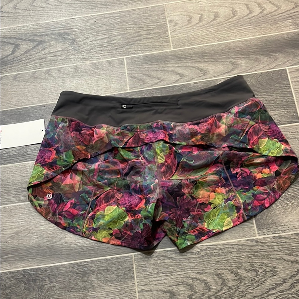 Lululemon Floral Athletic Shorts - Picture 6 of 7
